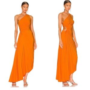 A.l.c. Delfina Asymmetric Side Cutout Dress-Women